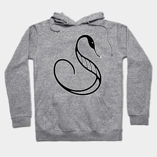 swan artwork Hoodie